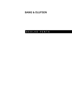 Bang & Olufsen - Beolab_Penta_3-Owners-Manual